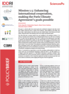 Mission 1.5: Enhancing international cooperation, making the Paris Climate Agreement's goals possible