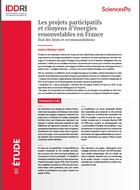 Participatory and citizen renewable energy projects in France - State of play and recommendations