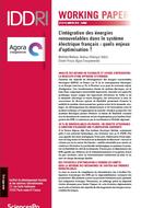 L’intégration des énergies renouvelables dans le système électrique français : quels enjeux d’optimisation ?