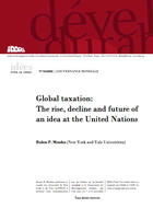 Global taxation: The rise, decline and future of an idea at the United Nations